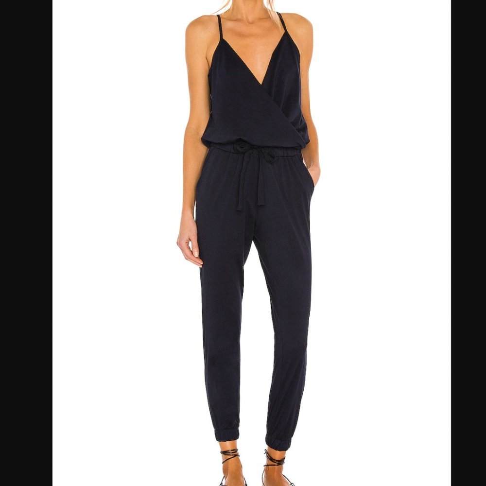 Supreme Jersey Surplice Jumpsuit